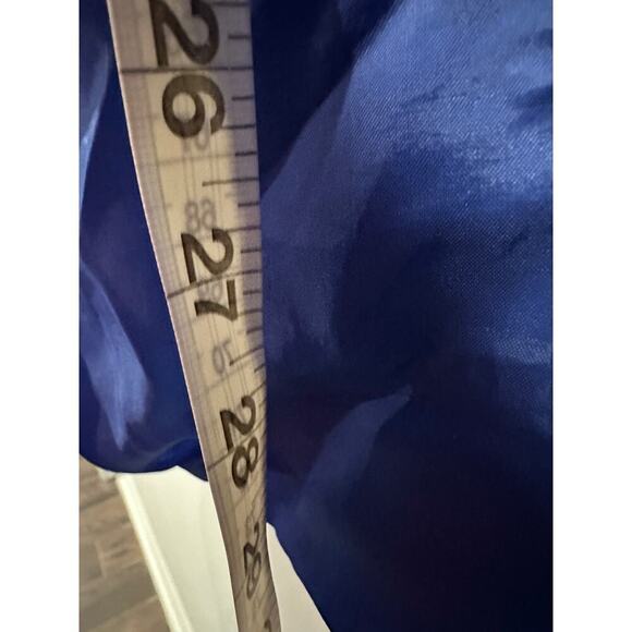 Nike Mens Large Blue and White Vintage Windbreaker Jacket FLAWED - Picture 12 of 13